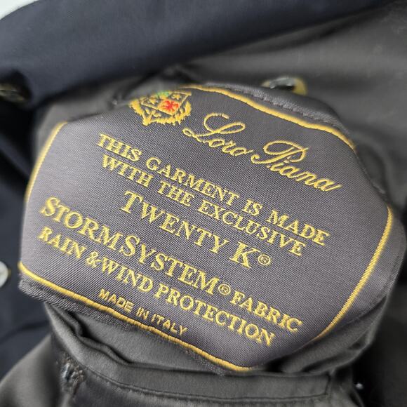 Loro Piana Coat Mens XL Twenty K Storm System Raincoat Made in Italy NetJets - Picture 13 of 14